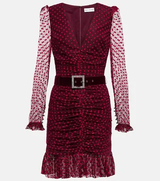 Midnight Kiss lace mini dress