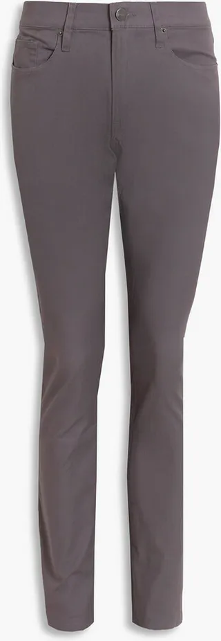 L'Homme slim-fit cotton-blend twill pants