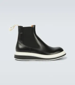 Leather Chelsea boots