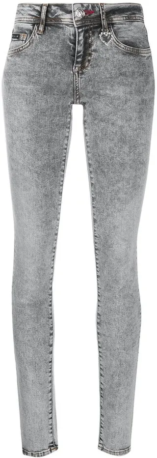 High Rise Slim-Fit Jeans