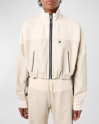 Hybrid Calf Hair Track Jacket
