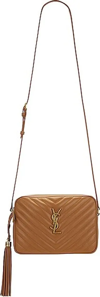 Saint Laurent Lou Camera Bag in Brown