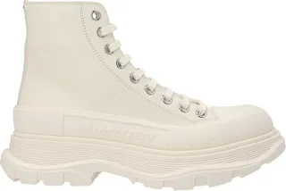 Alexander McQueen Logo Detailed Lace-Up Boots
