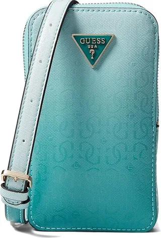 GUESS Alexie Chit Chat (Aqua Multi Ombre) Handbags
