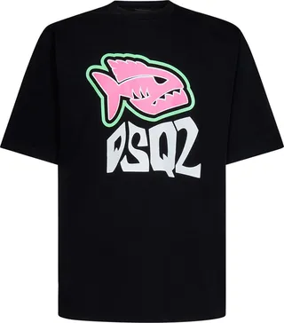 Dsq2 Fish Skater T-shirt