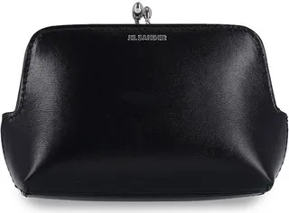 Jil Sander Goji Logo Printed Micro Crossbody Bag