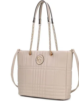 MKF Collection by Mia K Alyne Vegan Leather Women Shoulder Bag - Brown