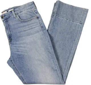 Womens Mid-Rise Denim Bootcut Jeans