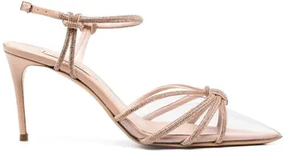 Crystal-Embellished 90mm Heel Pumps