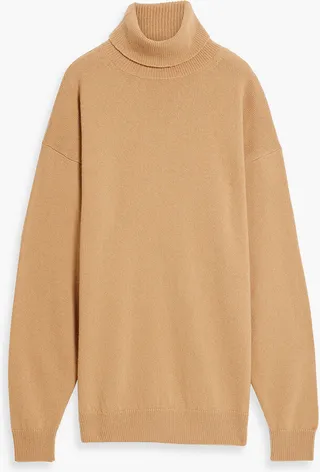 Merino wool turtleneck sweater