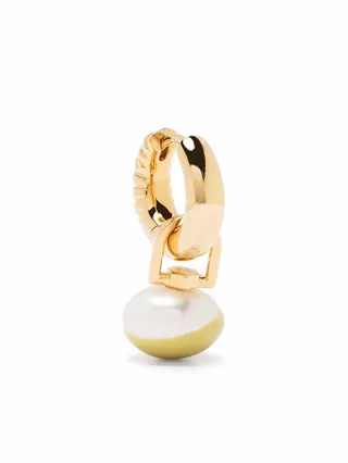 Samba Olive huggie earring