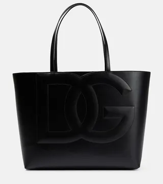 DG leather tote bag
