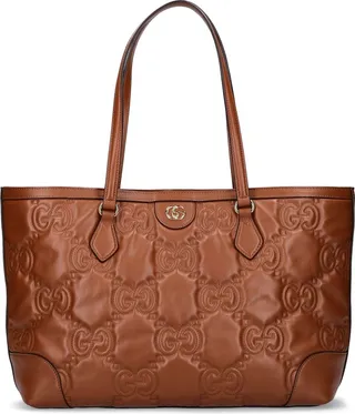 Ophidia GG matelassé leather tote bag
