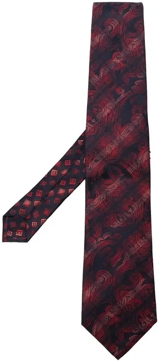 Paisley-Print Silk Tie