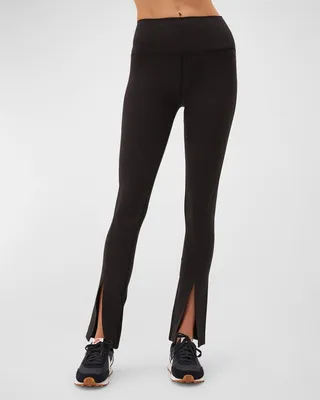 Leti Warm Core Split-Hem Leggings