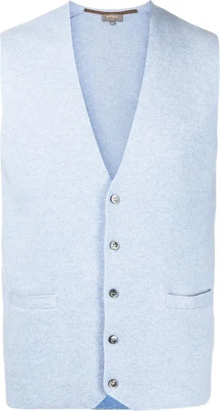 V-neck cashmere waistcoat