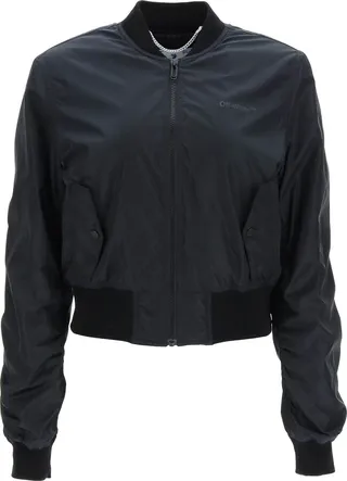 Diagonals Light Bomber Jacket