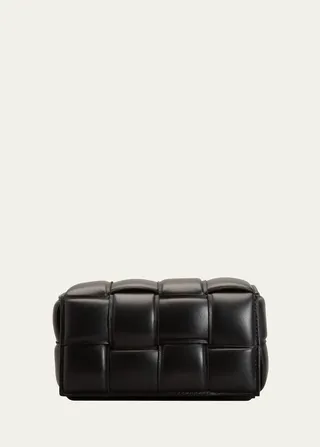 Cassette Intrecciato Leather Belt Bag