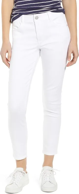 'Ab'Solution High Waist Ankle Skimmer Jeans