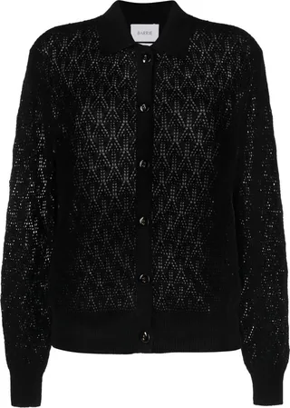 Pointelle-Knit Cashmere Top