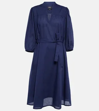 Alanna cotton midi dress