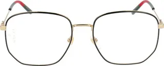 Gucci Eyewear Hexagon Frame Glasses
