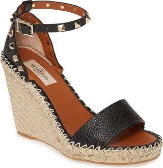 Rockstud Espadrille Wedge