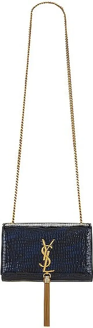 Saint Laurent Kate Chain Bag in Blue
