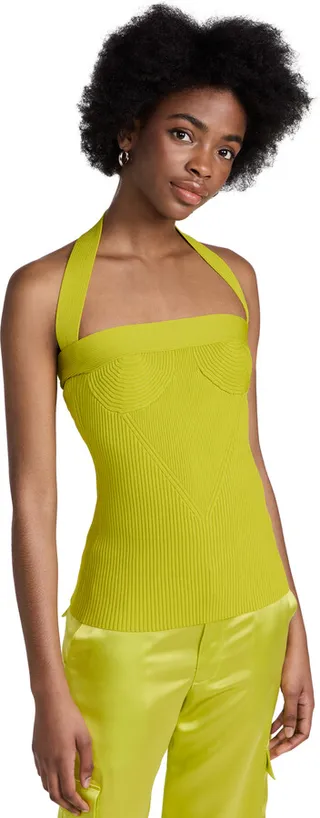 Proenza Schouler Viscose Knit Halter Top