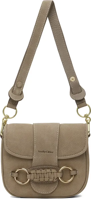 See by Chloé Taupe Saddie Satchel Bag