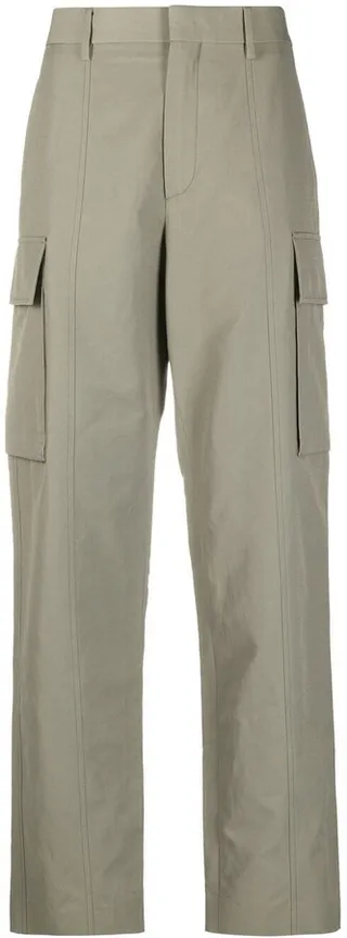 Straight-Leg Cargo Trousers