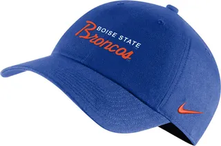 Boise State Campus 365 Nike Unisex College Adjustable Hat in Blue