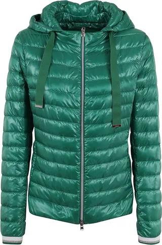 Herno Zip-Up Hooded Padded Jacket