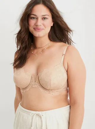 Lace Detail Unlined Bra