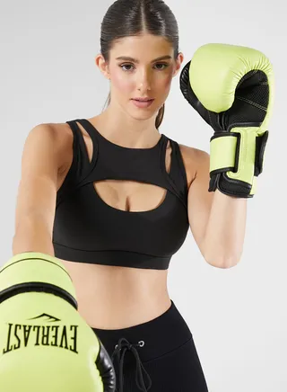 Cut-out Detail Athletic Bra