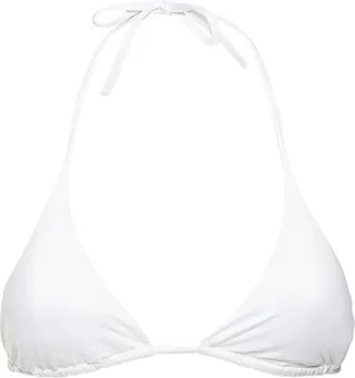 Jersey triangle bikini top