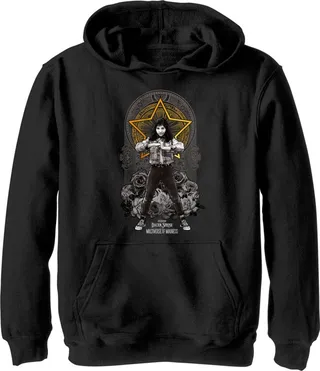 Boy's Marvel Doctor Strange in the Multiverse of Madness Bold Chavez Pull Over Hoodie - Black - X Large