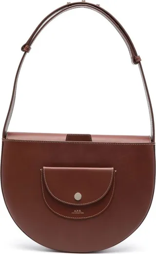 Le Pocket leather shoulder bag