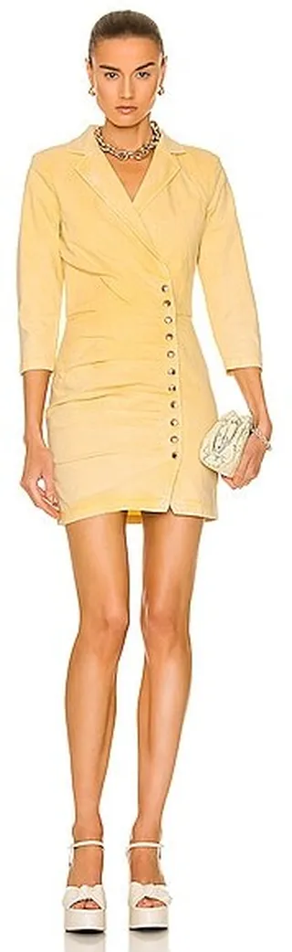 retrofete Willa Dress in Yellow