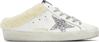 Golden Goose SSENSE Exclusive White Super-Star Sabot Sneakers
