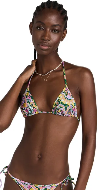 La Double J Triangle Bikini Top