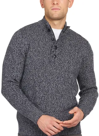 Barbour Men's Sid Regular-Fit Marled Half-Zip Sweater