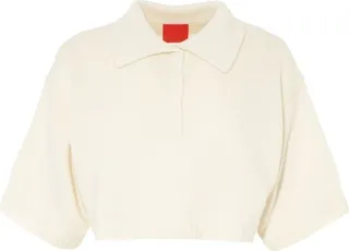 Cashmere In Love Cropped Demi Polo Shirt