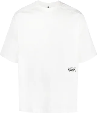 x Nasa moon-print short-sleeve T-shirt