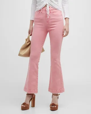 Carson High Rise Ankle Flared Jeans