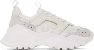 AMI Alexandre Mattiussi White Lucky 9 Sneakers