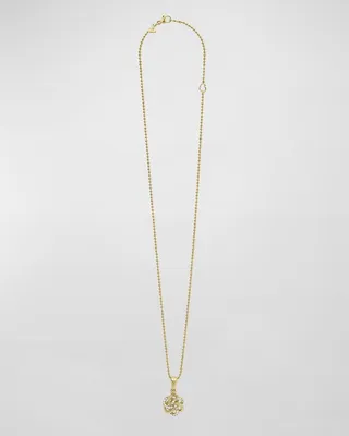 18K & Diamond Love Knot Pendant Necklace