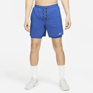 Nike Men's Flex Stride 7" 2-In-1 Running Shorts in Blue
