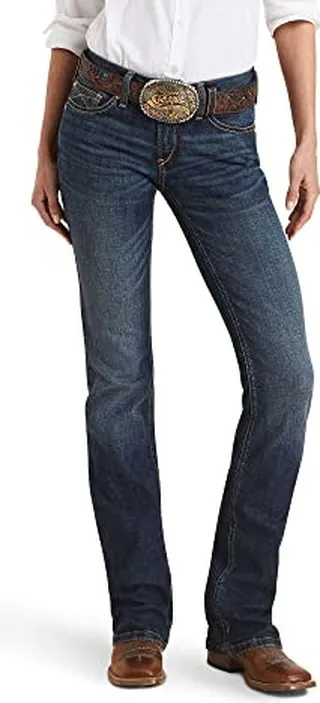Ariat Female R.E.A.L. Mid Rise Amora Boot Cut Jean Pasadena 30