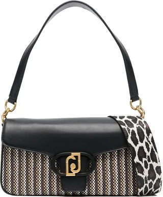 Geometric-Pattern Shoulder Bag